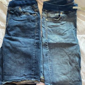 2 pair Boys Old Navy Jean shorts
